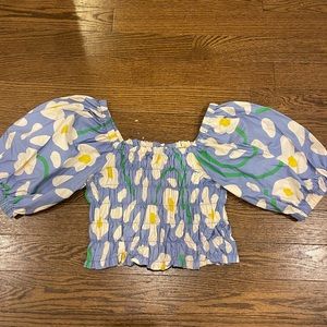Australian designer Gorman puff sleeve top